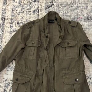 Trouve Olive Green Utility Jacket